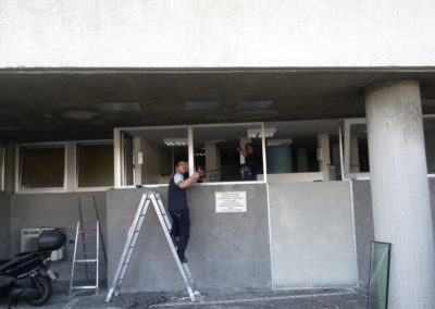 OSPEDALE CATTINARA - SERRAMENTI ALLUMINIO PER CENTRO PRELIEVI