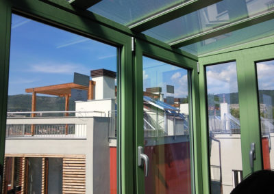 PRIVATO - TS - VERANDINA alluminio taglio termico tetto vetrato